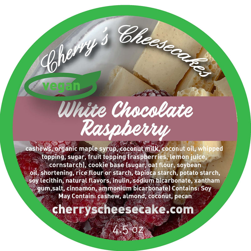 White Chocolate Raspberry - vegan