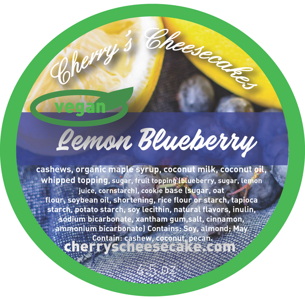 Lemon Blueberry - vegan/gluten-free